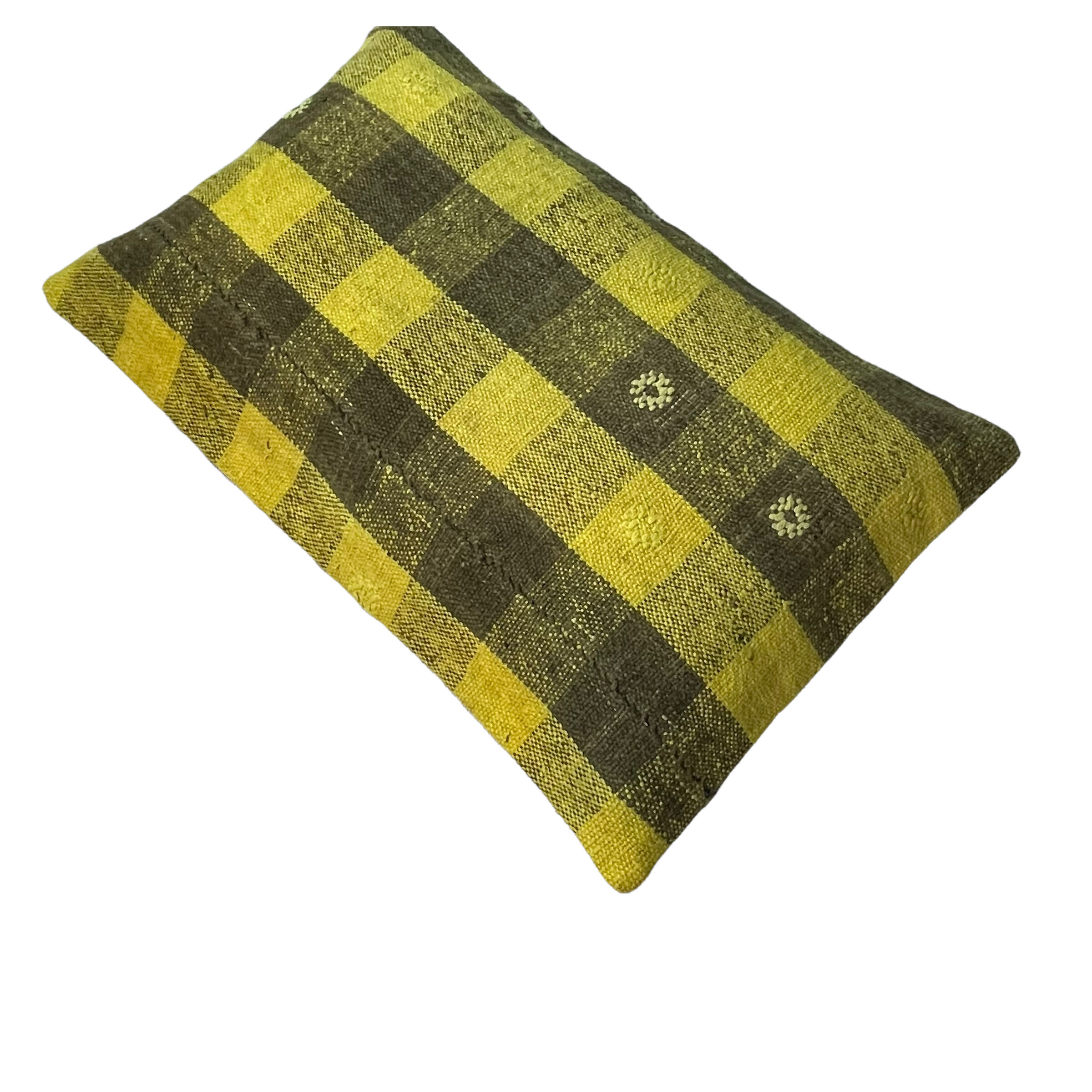 Vintage turkish kilim cushion cover, 30 x 50 cm