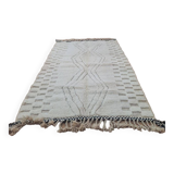 Handmade wool Berber rug 250x150 cm