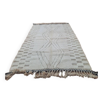 Handmade wool Berber rug 250x150 cm