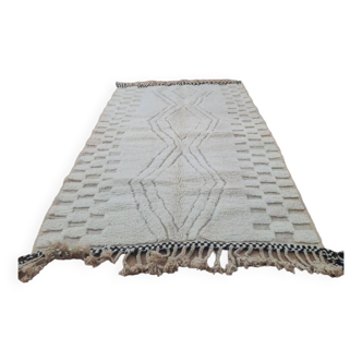 Handmade wool Berber rug 250x150 cm