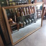 Mirror mirror mirror golden wood bistro style -1m68x1m15