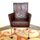 Set of 6 Montis Chaplin leather armchairs by Gerard van den Berg