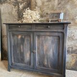 Parisian buffet in its blackened patina