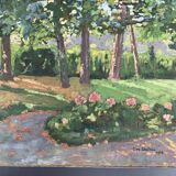 Oil on cardboard by Georges Chateau 1925