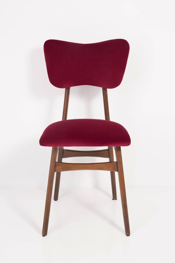 Chaise Bourgogne Rouge du 20ème Siècle, 1960