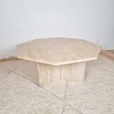 Travertine coffee table