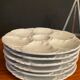 Series of 6 porcelain oyster plates