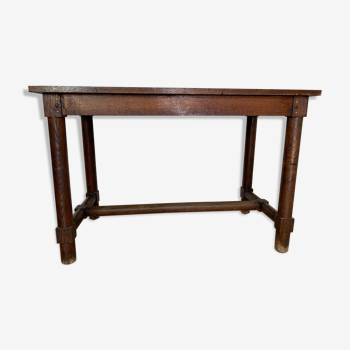 Rustic oak farmhouse table