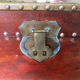Flat wooden trunk