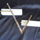 Pair of home wall light Arlus Bronze and opaline
