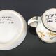 Set of 6 vintage Kéraluc Quimper coffee cups and saucers.