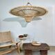 Suspension rattan saucer iron frame D:120 H:60