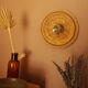 Applique murale vintage - osier beige - pièce unique