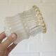 Set of 6 Vintage Replacement Glass Shades / DIY Hanging Lamp / Bedside Ligh
