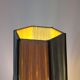 Rare Midcentury Rocket Floor Lamp, Metal and Straw, German Design