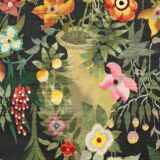 Aubusson tapestry with floral decoration Carton de Caly