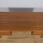 Mid-Century Teak Desk by I.B Kofod-Larsen for Seffle Möbelfabrik, Sweden, 1950s