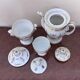 Limoges porcelain tea/coffee service – Maison Giraud, gold decoration – X