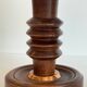 Pair of vintage wooden lamps