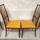 Vintage blonde wood chairs 60s