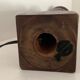 Turned wooden lamp foot