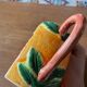 Pichet barbotine orange