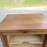 1950s curtain filing cabinet