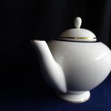 White porcelain teapot