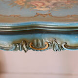 Louis XV style Venetian blue patina table