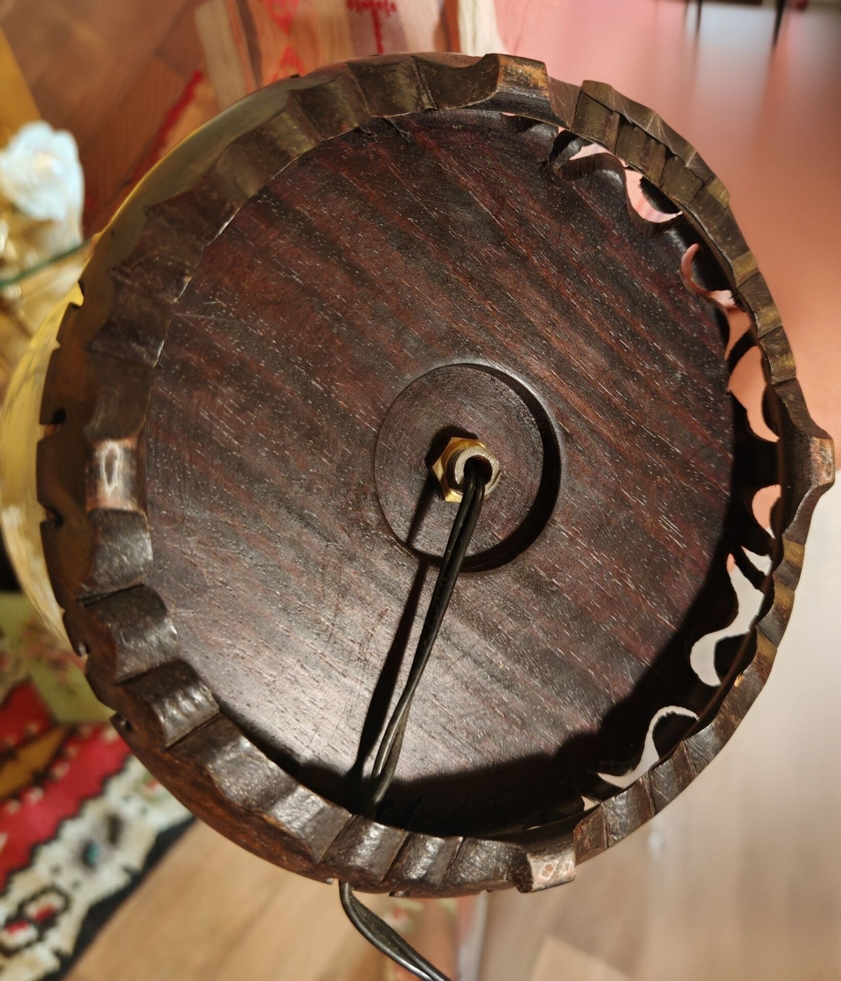 Pied de lampe chinois