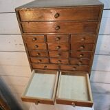 Watchmaker's workshop cabinet with drawers
