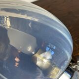 Suspension en verre et métal Art Déco