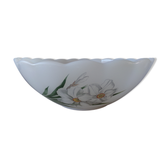 Vintage arcopal salad bowl pattern "daisies"