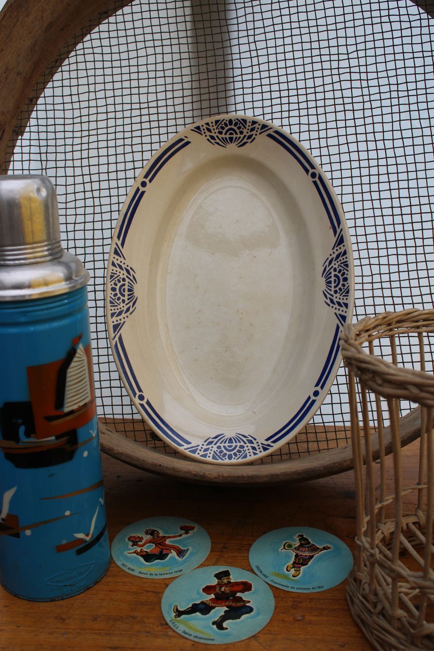 Blida oval dish
