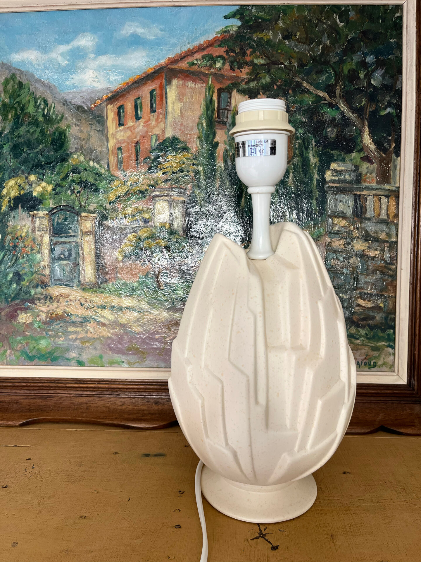 Pied de lampe « Villa Viva », années 80