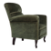 1950s, Danish highback relax armchair, furniture velour, beech wood.