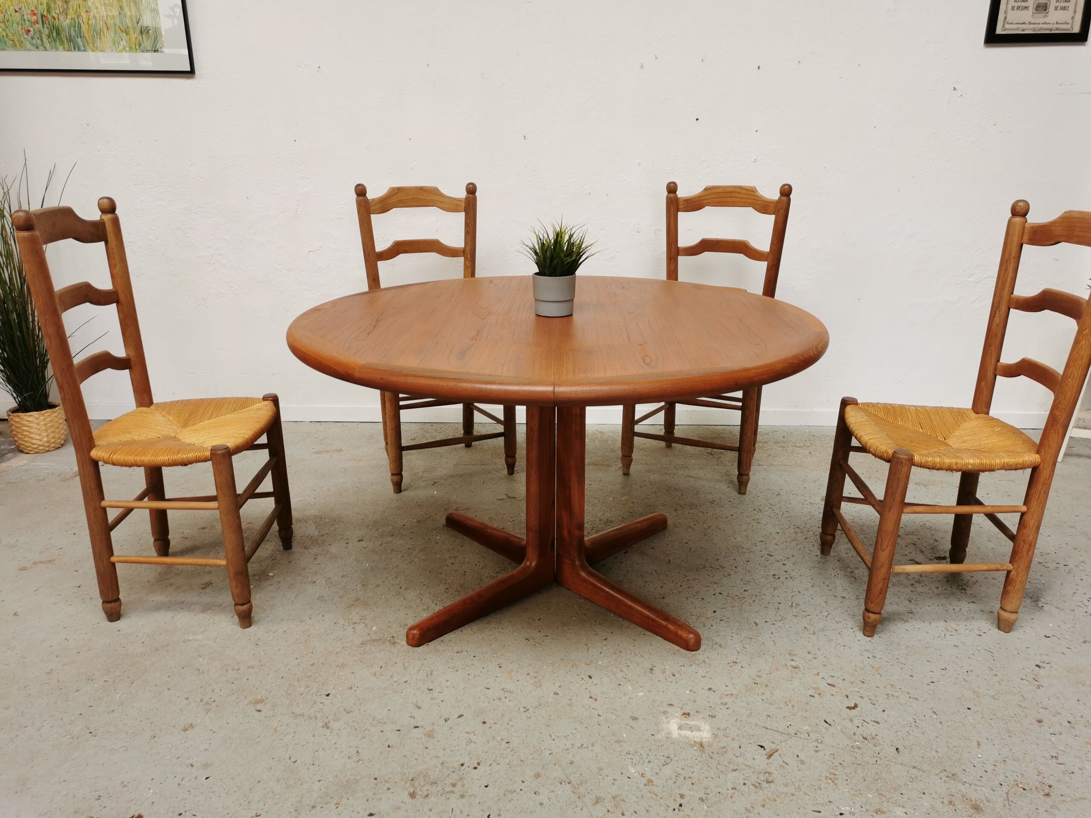 Table de Laurits Larsen en teck