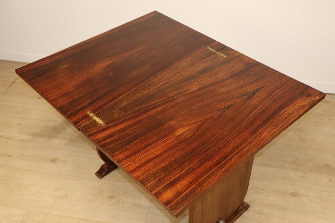 Art Deco "Portefeuille" table in rosewood - 1950