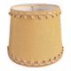 Jute lampshade with ribbons