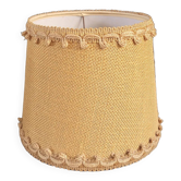 Jute lampshade with ribbons