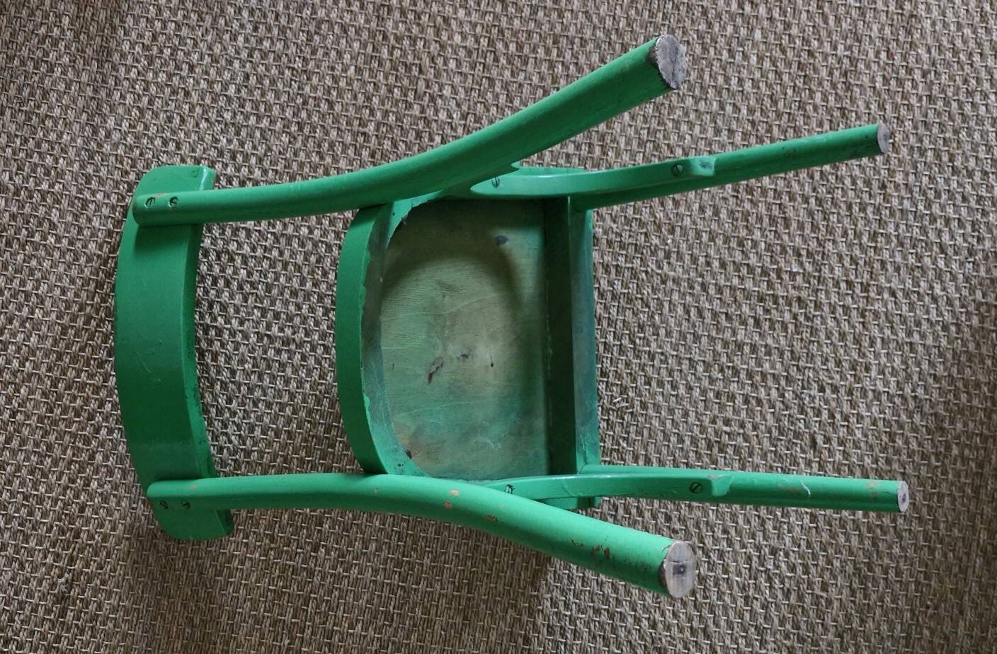 Pair of 1950s children's chairs, Baumann style