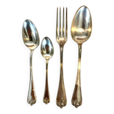 Louis XV style housewife in silver metal 20th century