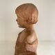 Buste en terre cuite fillette