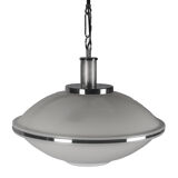 White ufo space age pendant lamp