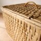 Vintage wicker trunk
