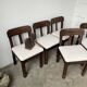 Set of 6 brutalist chairs from the 1940s