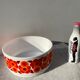 Rainbow bowl lotus orange and red vintage 70s tbe