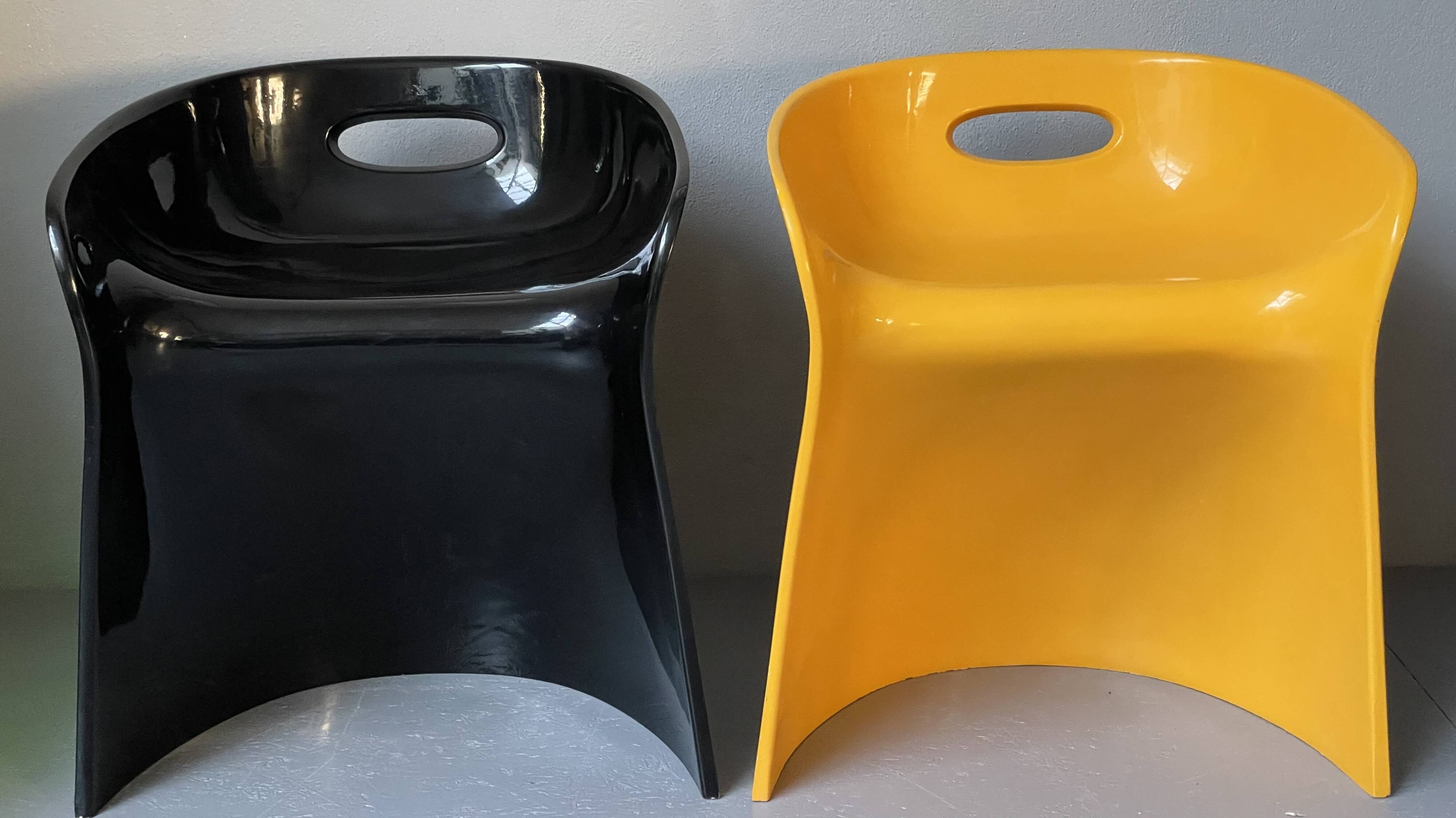 Paire de chaises « Bowl-chairs » design