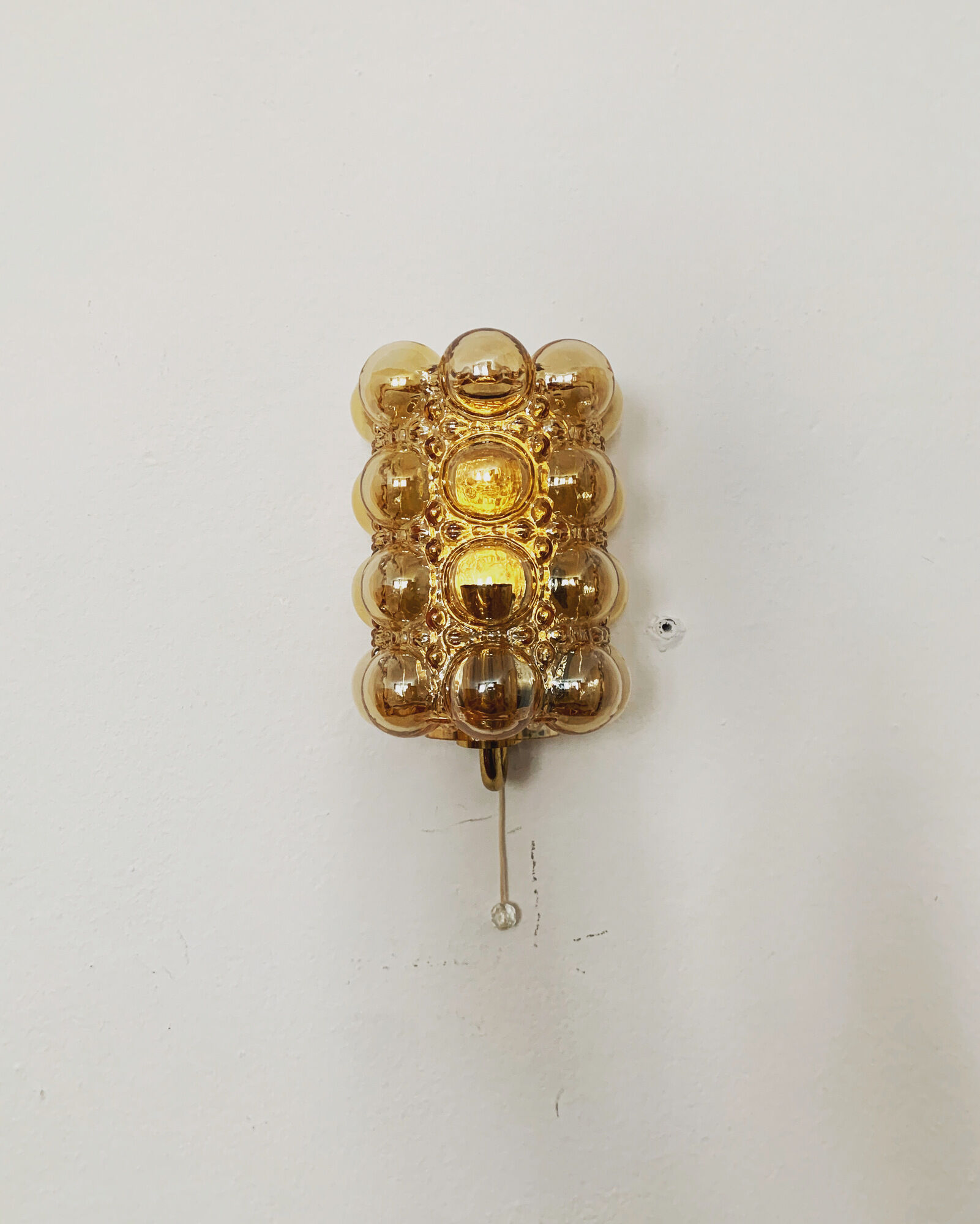 Set of 2 mid-century modern bubble wall lamps by Helena Tynell for Limburg