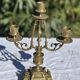 Vintage Candlestick - Brass Candlestick - 3-Arm Candlestick